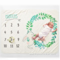 Newborn Baby Photo Props Memory Monthly Milestone Blanket